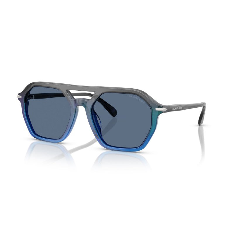 OCCHIALE DA SOLE UOMO | MICHAEL KORS MK 2251U - JACKSON HOLE 401180 GRADIENTE GRIGIO - CALIBRO 57