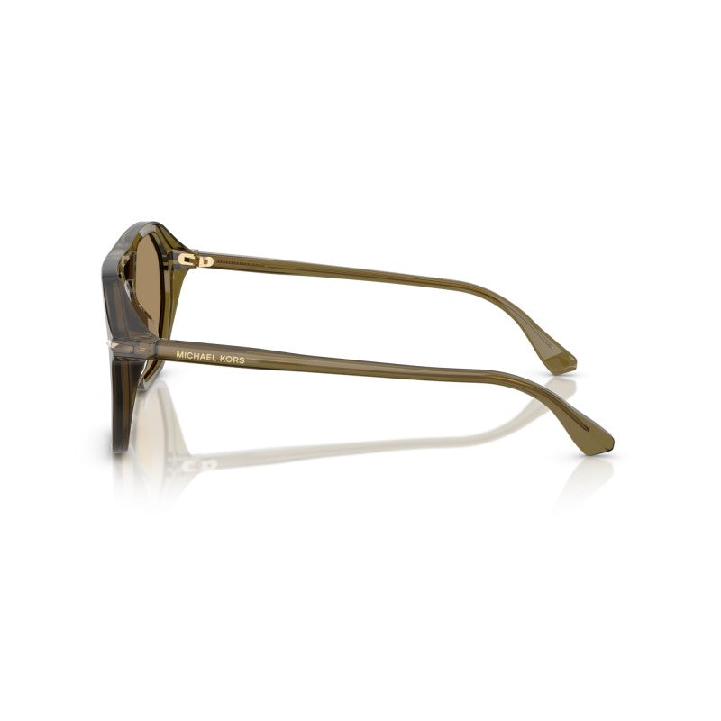 OCCHIALE DA SOLE UOMO | MICHAEL KORS MK 2251U - JACKSON HOLE 40127I OLIVA TRASPARENTE - CALIBRO 57