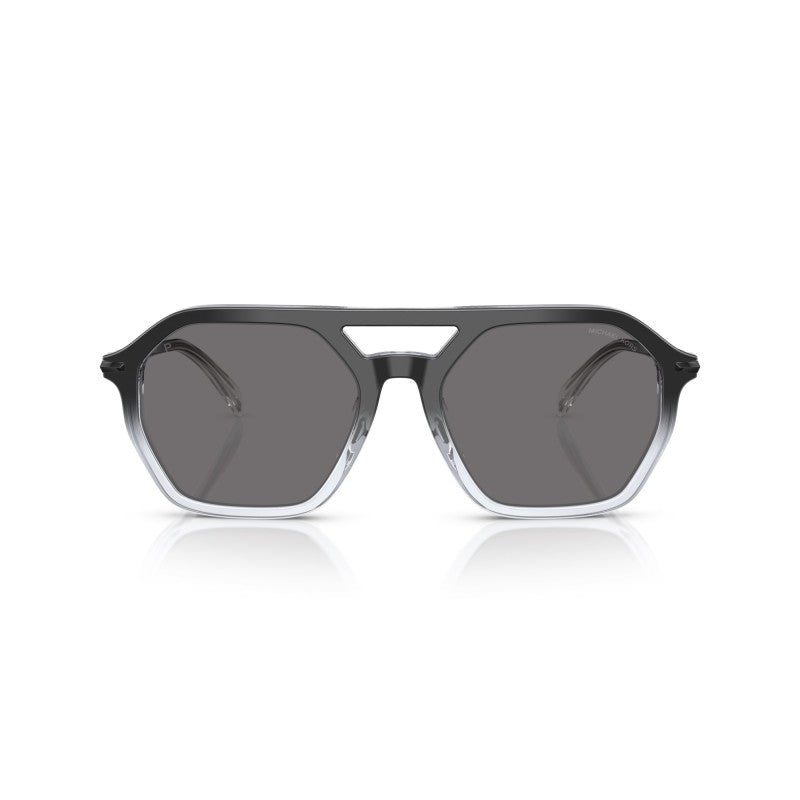 OCCHIALE DA SOLE UOMO | MICHAEL KORS MK 2251U - JACKSON HOLE 401381 GRADIENTE NERO CHIARO - CALIBRO 57