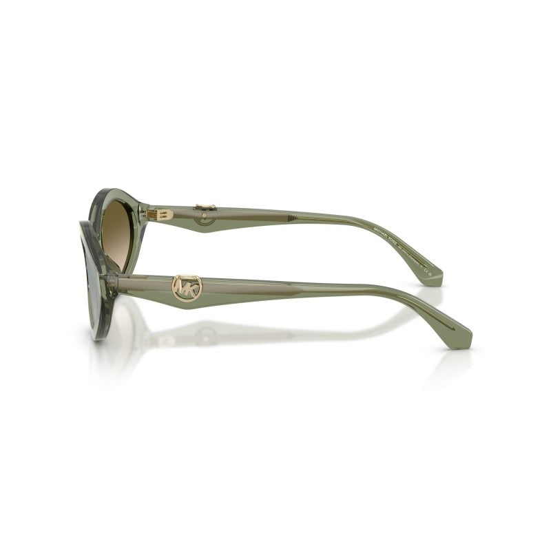 OCCHIALE DA SOLE DONNA | MICHAEL KORS MK 2257U - CARLAZZO 3961W0 VERDE TRASPARENTE - CALIBRO 55