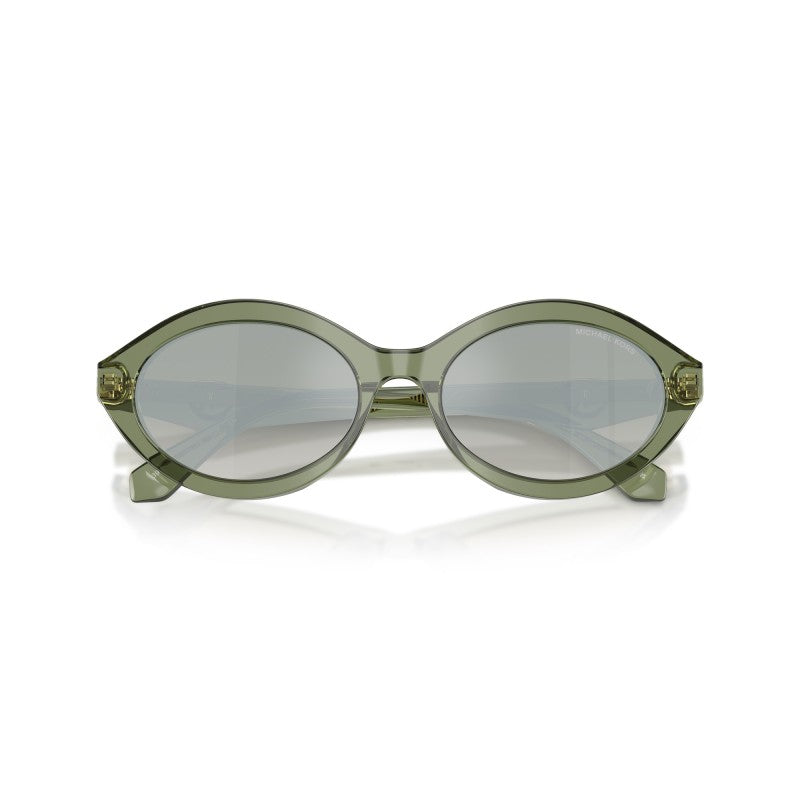 OCCHIALE DA SOLE DONNA | MICHAEL KORS MK 2257U - CARLAZZO 3961W0 VERDE TRASPARENTE - CALIBRO 55