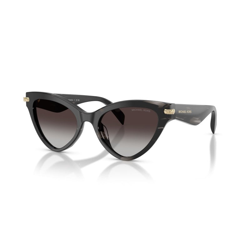 OCCHIALE DA SOLE DONNA | MICHAEL KORS MK 2259U - ROANOKE 40348G CORNO NERO - CALIBRO 52