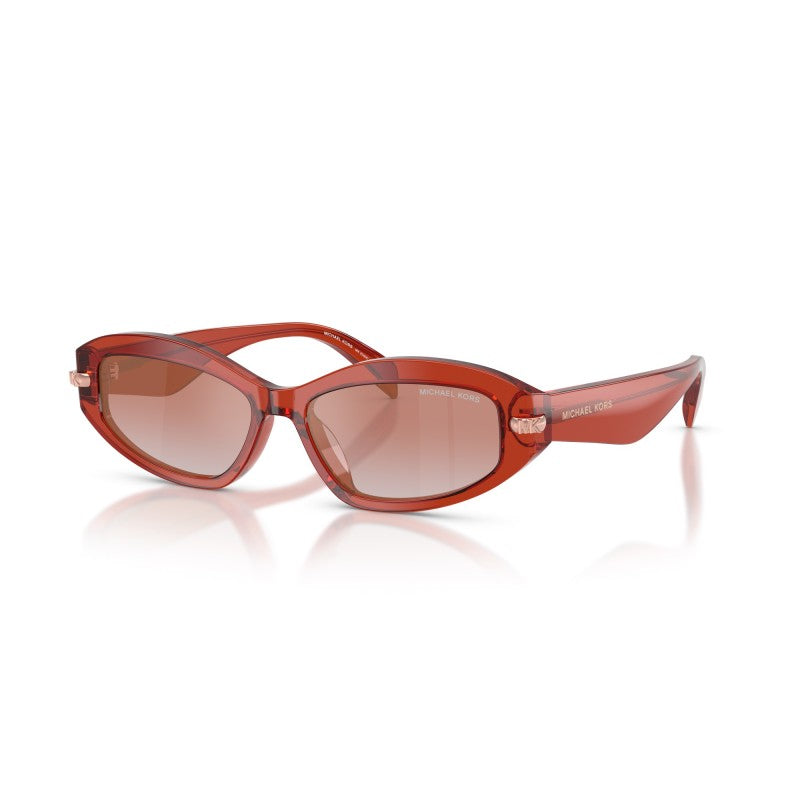 OCCHIALE DA SOLE DONNA | MICHAEL KORS MK 2260D - WILMINGTON 40356F ROSA TENUE TRASPARENTE - CALIBRO 54
