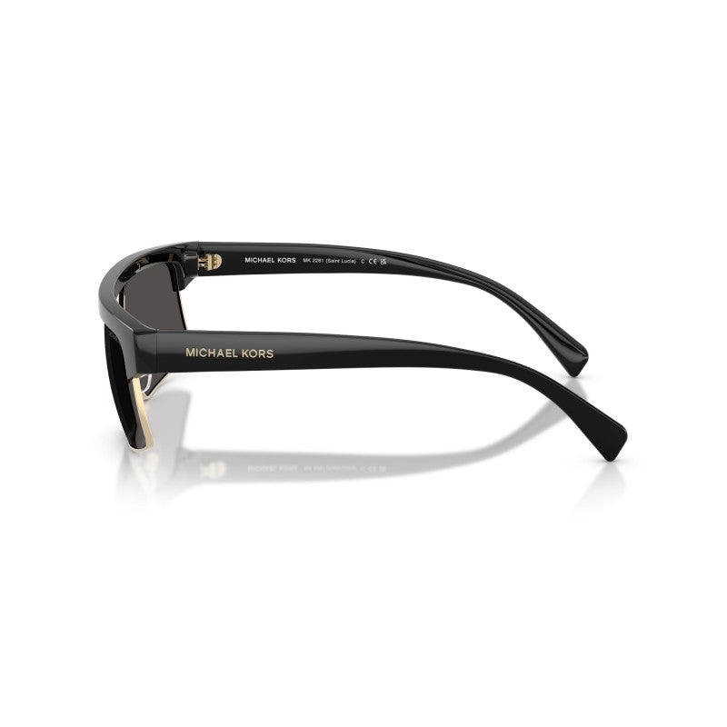 OCCHIALE DA SOLE DONNA | MICHAEL KORS MK 2261 - SAINT LUCIA 300587 NERO - CALIBRO 59