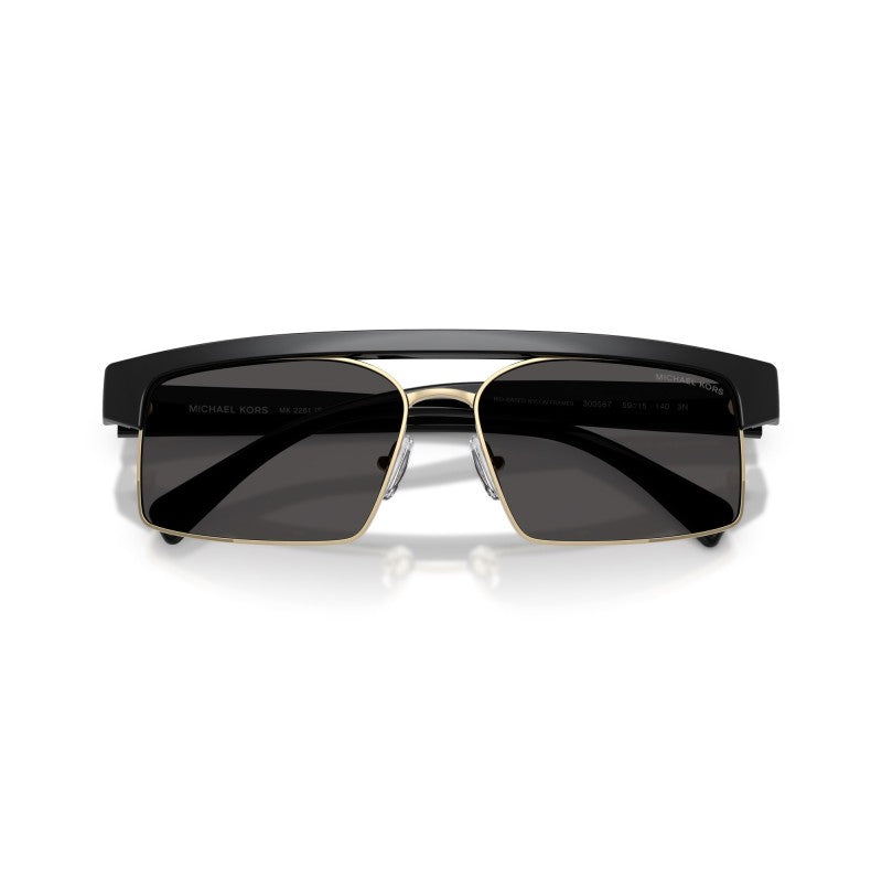 OCCHIALE DA SOLE DONNA | MICHAEL KORS MK 2261 - SAINT LUCIA 300587 NERO - CALIBRO 59