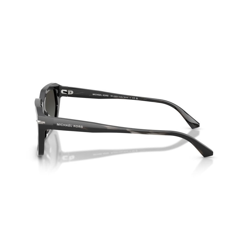 OCCHIALE DA SOLE UOMO | MICHAEL KORS MK 2265U - LAKE TAHOE 403488 CORNO NERO - CALIBRO 57