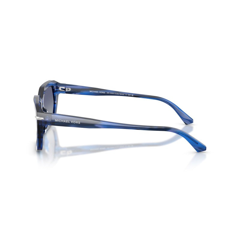 OCCHIALE DA SOLE UOMO | MICHAEL KORS MK 2265U - LAKE TAHOE 40416I CORNO BLU - CALIBRO 54