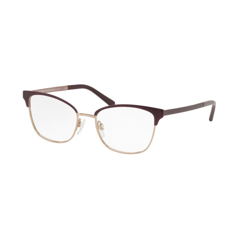OCCHIALI DA VISTA DONNA | MICHAEL KORS MK 3012 - ADRIANNA IV 1108 OPACO CORDOVAN / ORO ROSA - CALIBRO 51