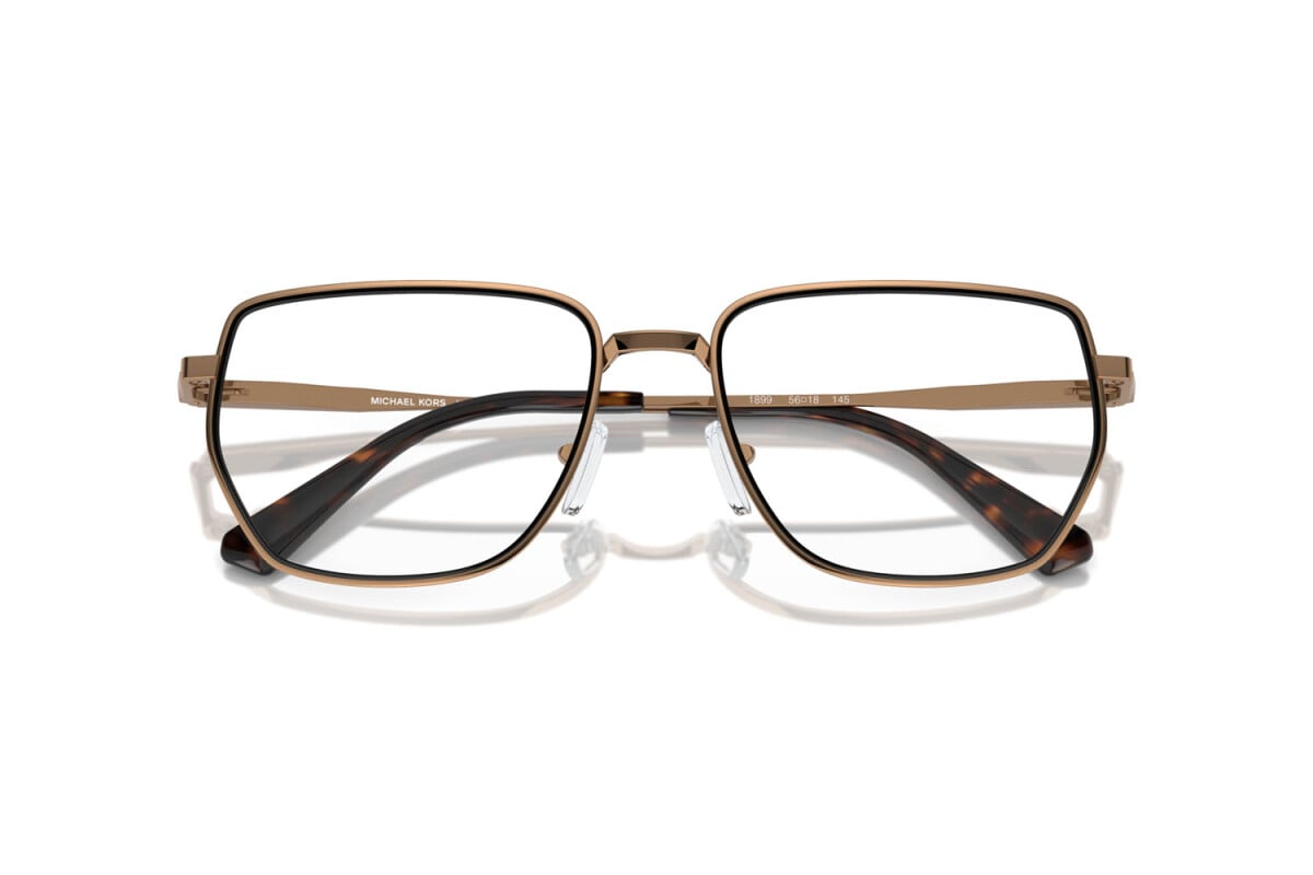 MICHAEL KORS STEAMBOAT - 1899 ORO LUCIDO | OCCHIALE DA VISTA UOMO - MK 3080 CALIBRO 56