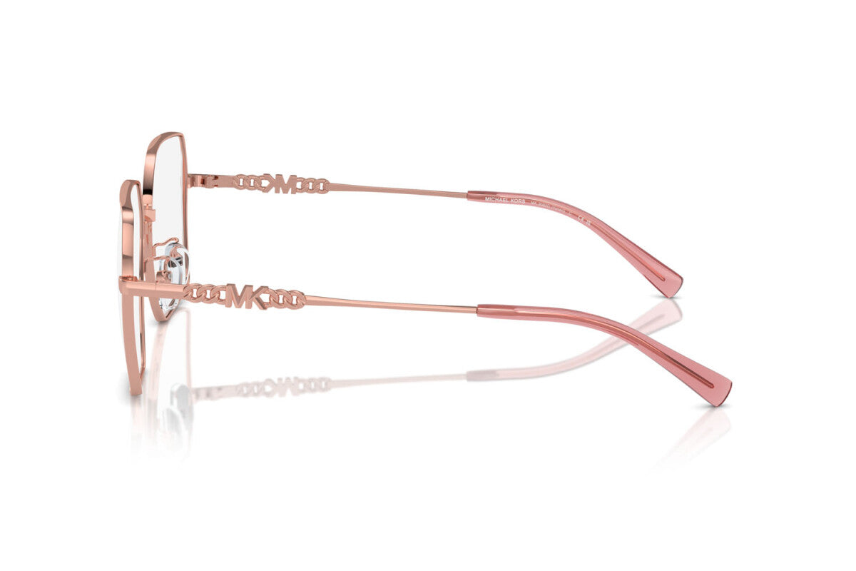 MICHAEL KORS YUNAN - 1108 ORO ROSA LUCIDO | OCCHIALE DA VISTA DONNA - MK 3082D CALIBRO 55