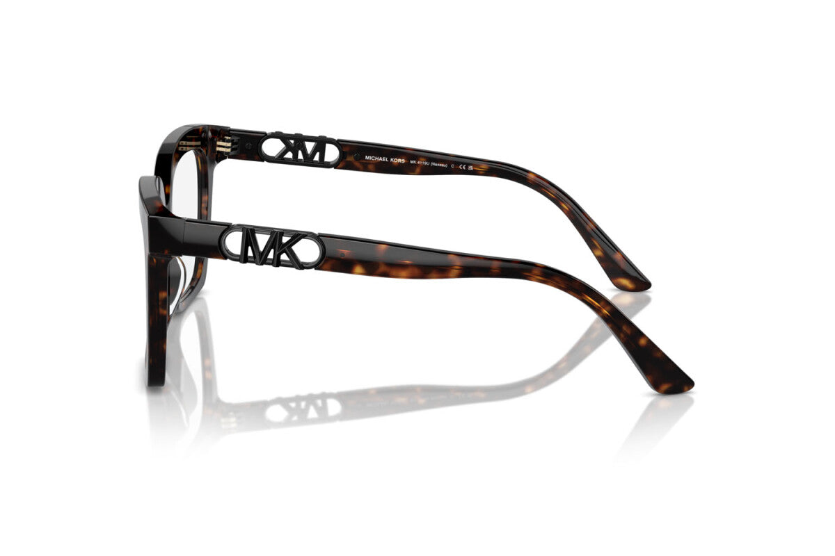MICHAEL KORS NASSAU - 3006 TARTARUGA SCURA | OCCHIALE DA VISTA DONNA - MK 4119U CALIBRO 53