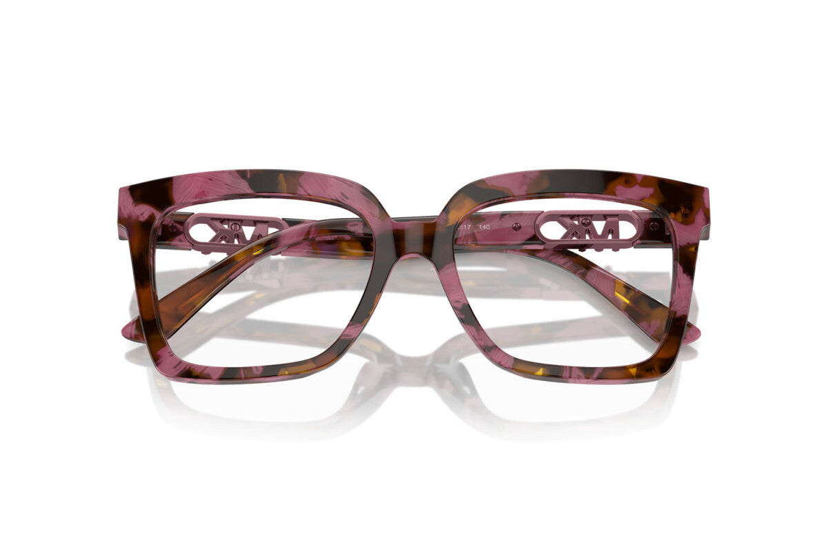 MICHAEL KORS NASSAU - 3998 TARTARUGA GRAFICA PRUGNA | OCCHIALE DA VISTA DONNA - MK 4119U CALIBRO 53