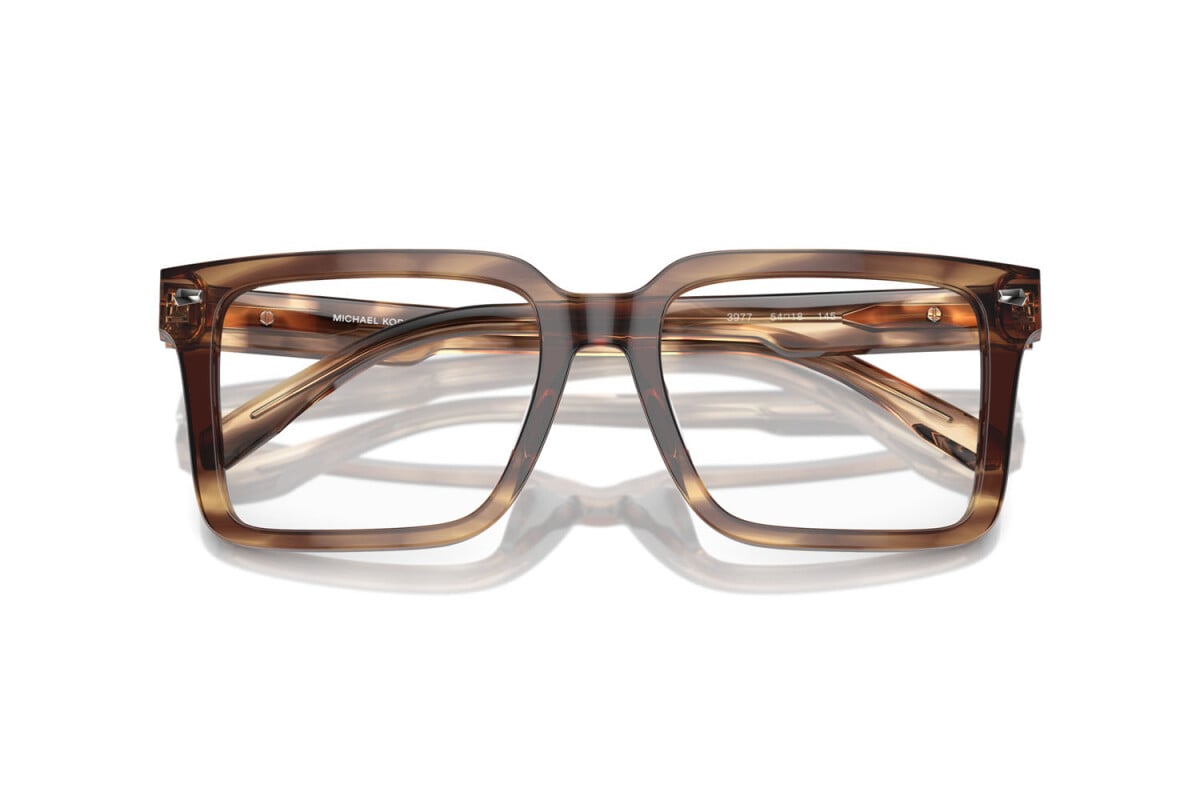 MICHAEL KORS MOSEL - 3977 CORNO MARRONE | OCCHIALE DA VISTA UOMO - MK 4121U CALIBRO 54