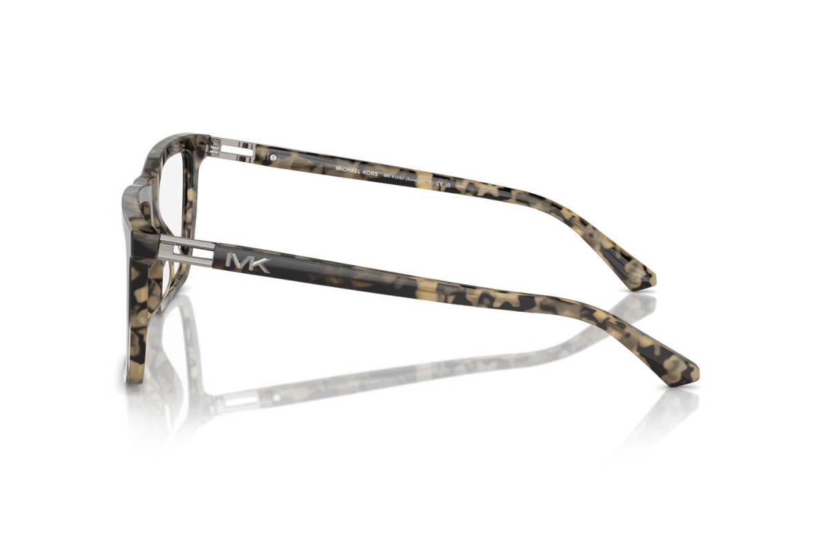 MICHAEL KORS SORENGO - 3942 TARTARUGA SFUMATA NERA | OCCHIALE DA VISTA UOMO - MK 4124U CALIBRO 55