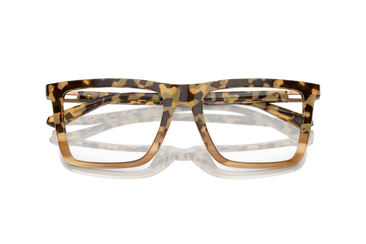 MICHAEL KORS SORENGO - 3965 TARTARUGA A BLOCCHI MARRONI | OCCHIALE DA VISTA UOMO - MK 4124U CALIBRO 55