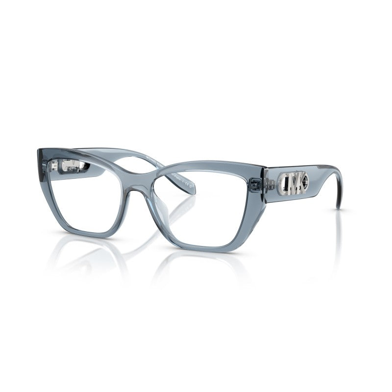 OCCHIALI DA VISTA DONNA | MICHAEL KORS MK 4149U - PUGLIA 4014 DENIM TRASPARENTE - CALIBRO 54