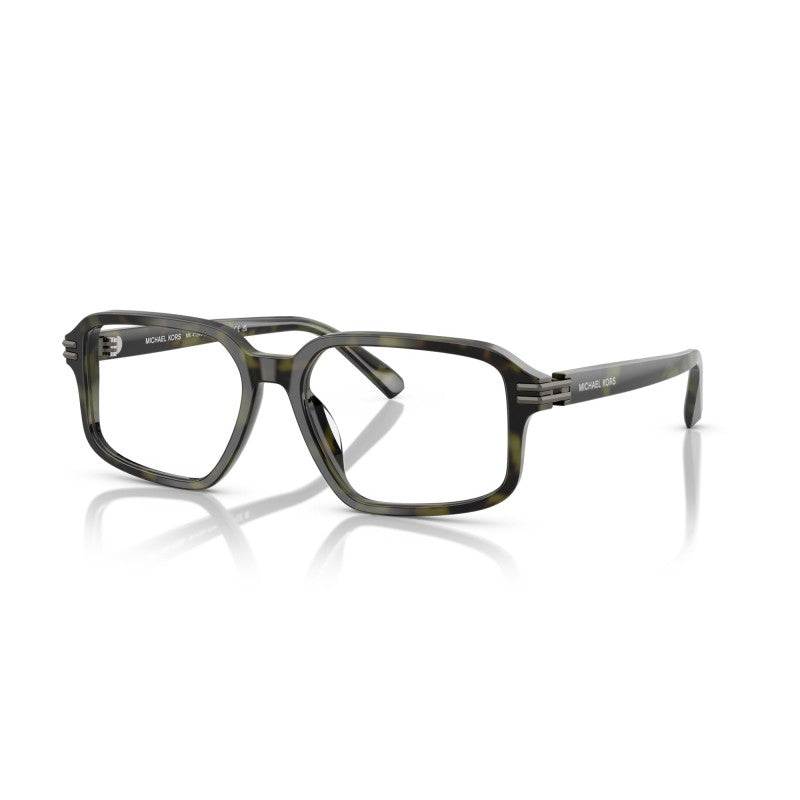 OCCHIALE DA VISTA UOMO | MICHAEL KORS MK 4154U - PINECREST 3705 TARTARUGA OLIVASTRA - CALIBRO 56