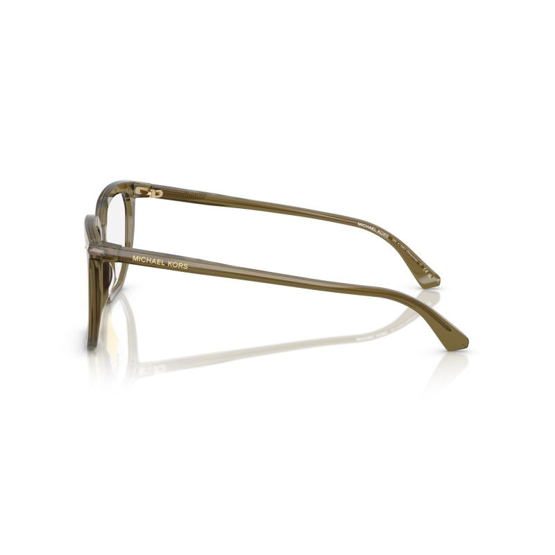 OCCHIALE DA VISTA UOMO | MICHAEL KORS MK 4158U - SEQUOIA 4012 OLIVA TRASPARENTE - CALIBRO 55