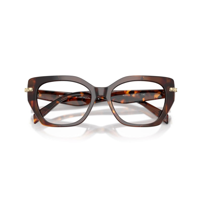 OCCHIALI DA VISTA DONNA | MICHAEL KORS MK 4167U - NASHVILLE 4031 BAGAGLIO TARTARUGA - CALIBRO 53