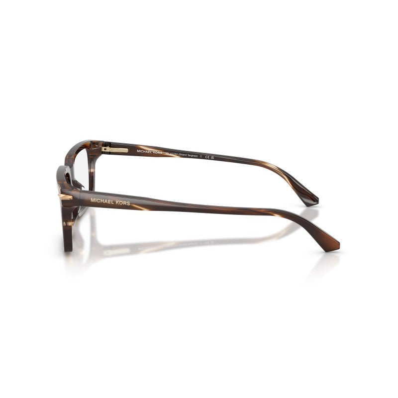 OCCHIALE DA VISTA UOMO | MICHAEL KORS MK 4173U - GRAND TARGHEE 4039 CORNO MARRONE - CALIBRO 54