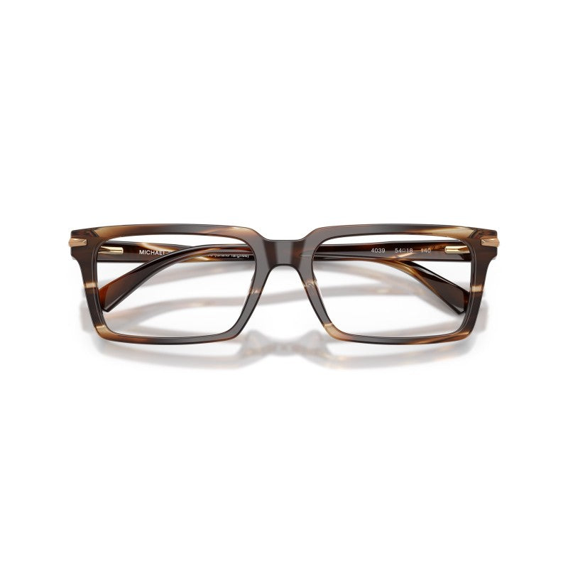 OCCHIALE DA VISTA UOMO | MICHAEL KORS MK 4173U - GRAND TARGHEE 4039 CORNO MARRONE - CALIBRO 54