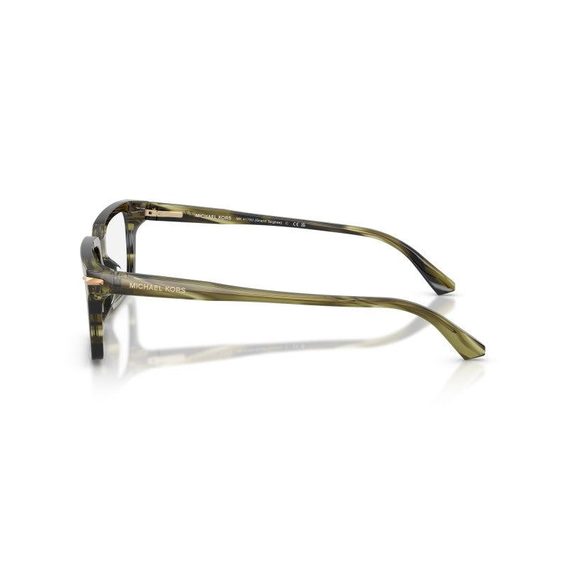 OCCHIALE DA VISTA UOMO | MICHAEL KORS MK 4173U - GRAND TARGHEE 4040 CORNO D'ULIVO - CALIBRO 54