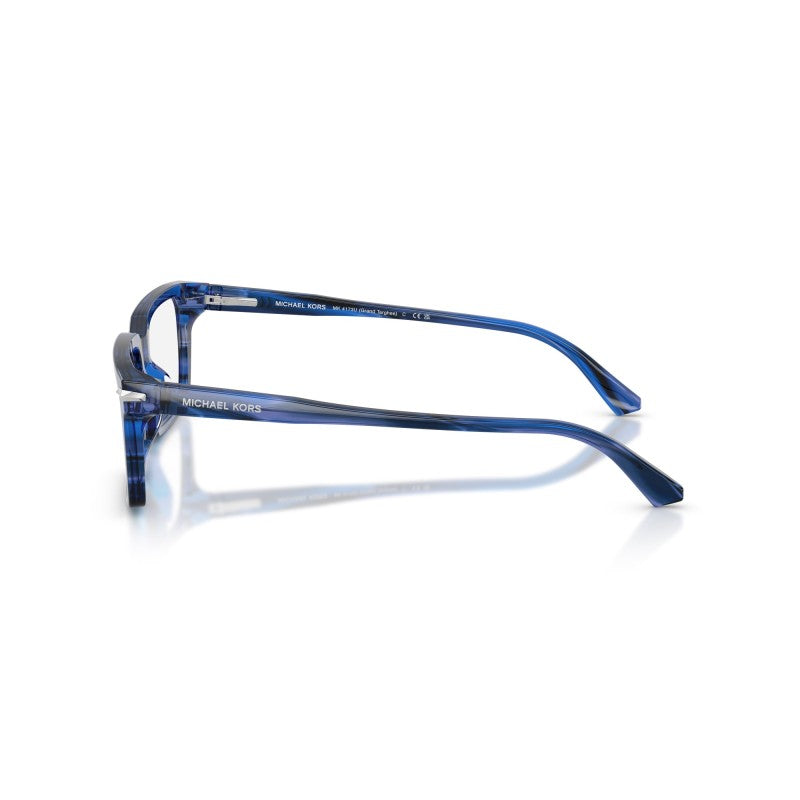OCCHIALE DA VISTA UOMO | MICHAEL KORS MK 4173U - GRAND TARGHEE 4041 CORNO BLU - CALIBRO 54