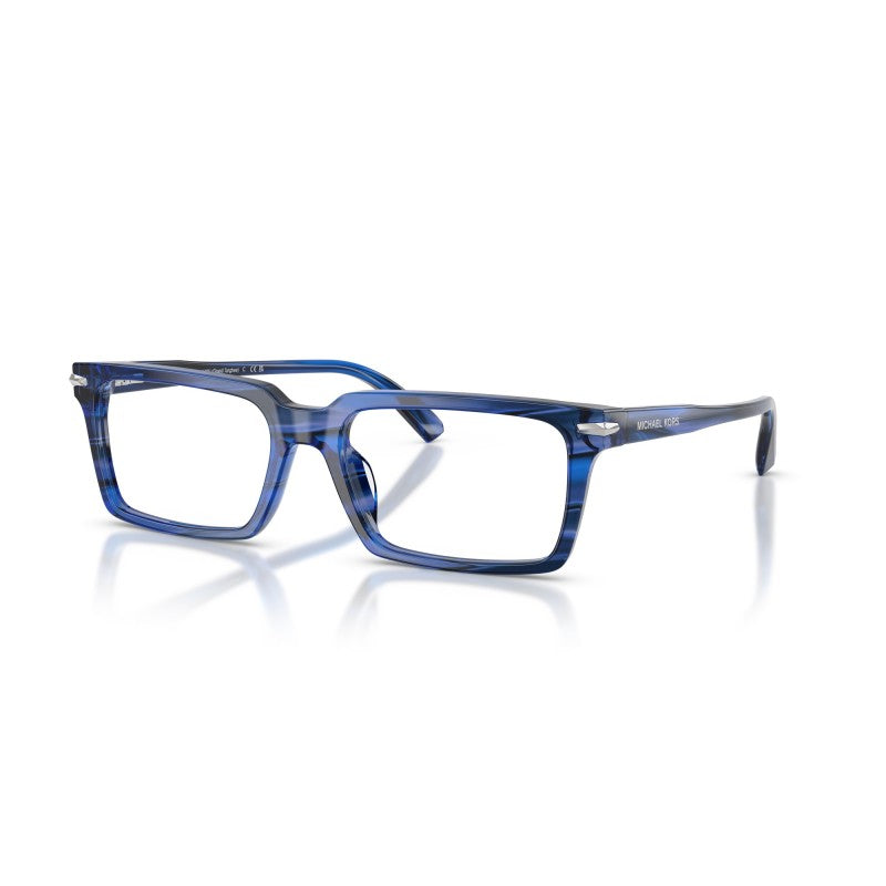 OCCHIALE DA VISTA UOMO | MICHAEL KORS MK 4173U - GRAND TARGHEE 4041 CORNO BLU - CALIBRO 54