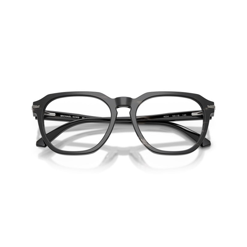 OCCHIALE DA VISTA UOMO | MICHAEL KORS MK 4174U - WOLF CREEK 4034 CORNO NERO - CALIBRO 54