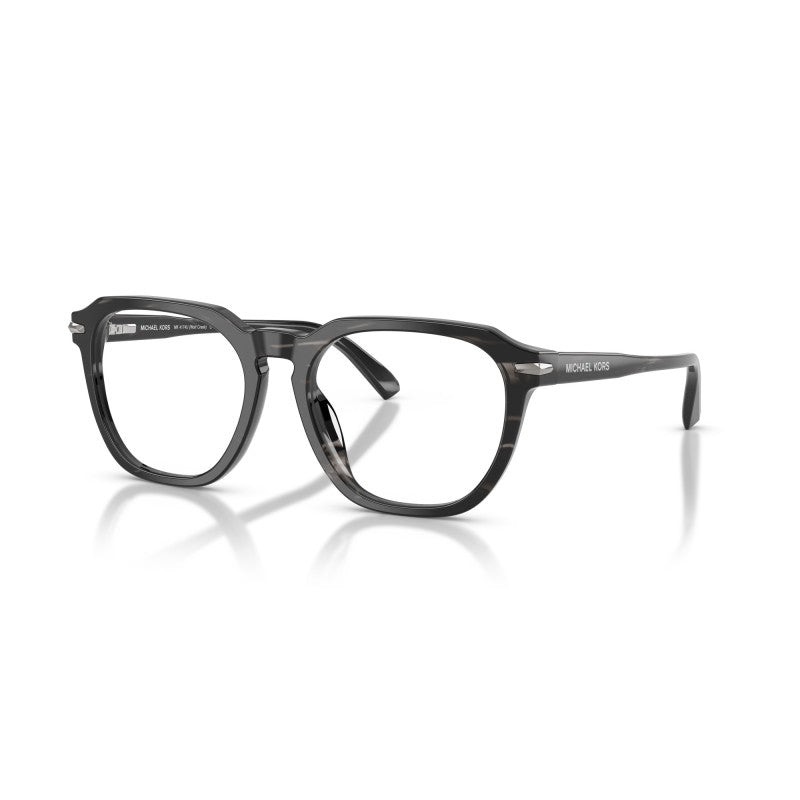 OCCHIALE DA VISTA UOMO | MICHAEL KORS MK 4174U - WOLF CREEK 4034 CORNO NERO - CALIBRO 54
