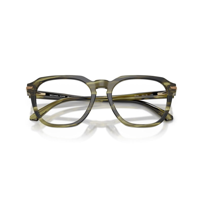 OCCHIALE DA VISTA UOMO | MICHAEL KORS MK 4174U - WOLF CREEK 4040 CORNO D'ULIVO - CALIBRO 54