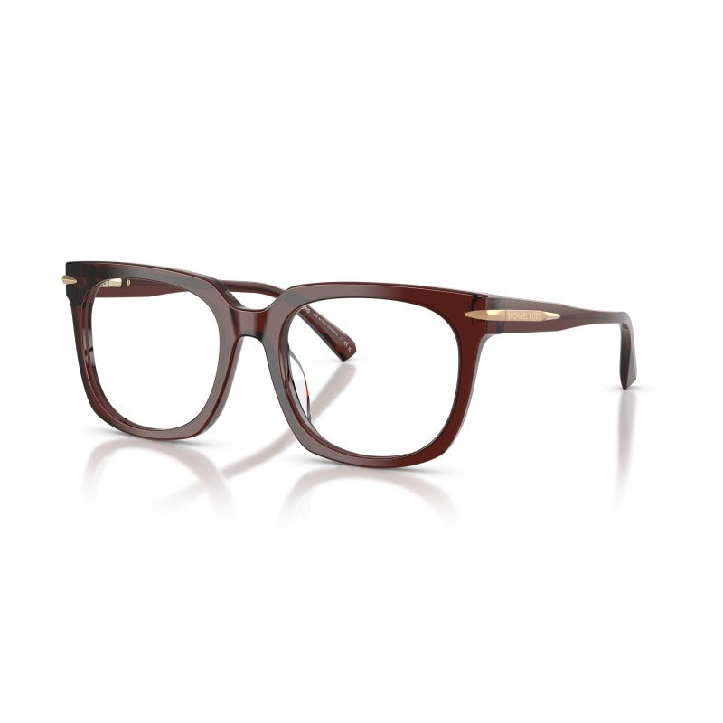 OCCHIALE DA VISTA UOMO | MICHAEL KORS MK 4176U - ONTARIO 3401 MARRONE TRASPARENTE - CALIBRO 54