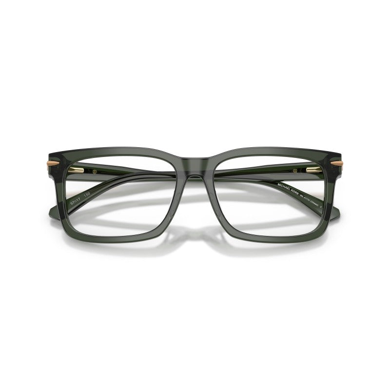OCCHIALE DA VISTA UOMO | MICHAEL KORS MK 4177U - OTTAWA 3961 VERDE TRASPARENTE - CALIBRO 55