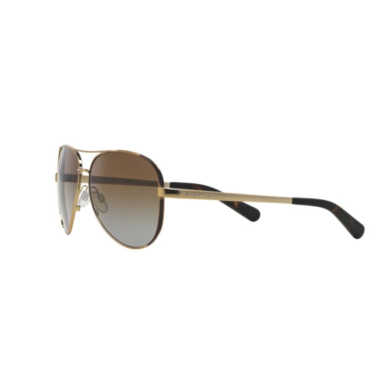 OCCHIALE DA SOLE DONNA | MICHAEL KORS MK 5004 - CHELSEA 1014T5 ORO / DK MARRONE CIOCCOLATO - CALIBRO 59