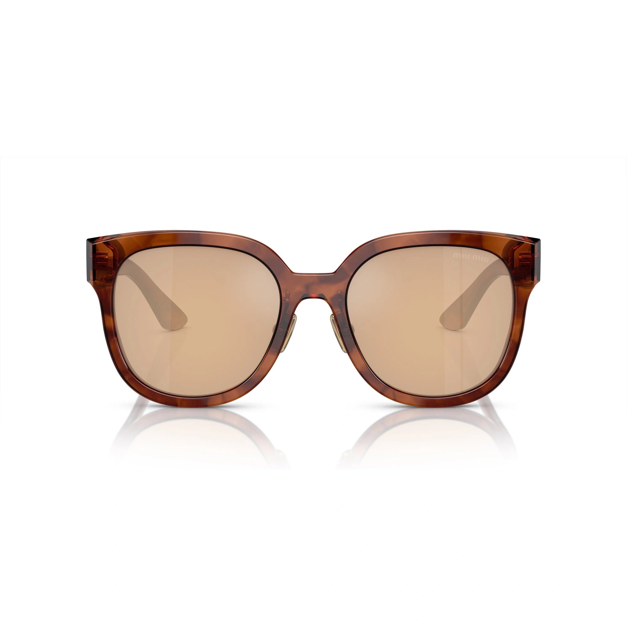 MIU MIU MU 01ZS - TABACCO STRIATO | OCCHIALE DA SOLE DONNA - 11Q40D CALIBRO 55