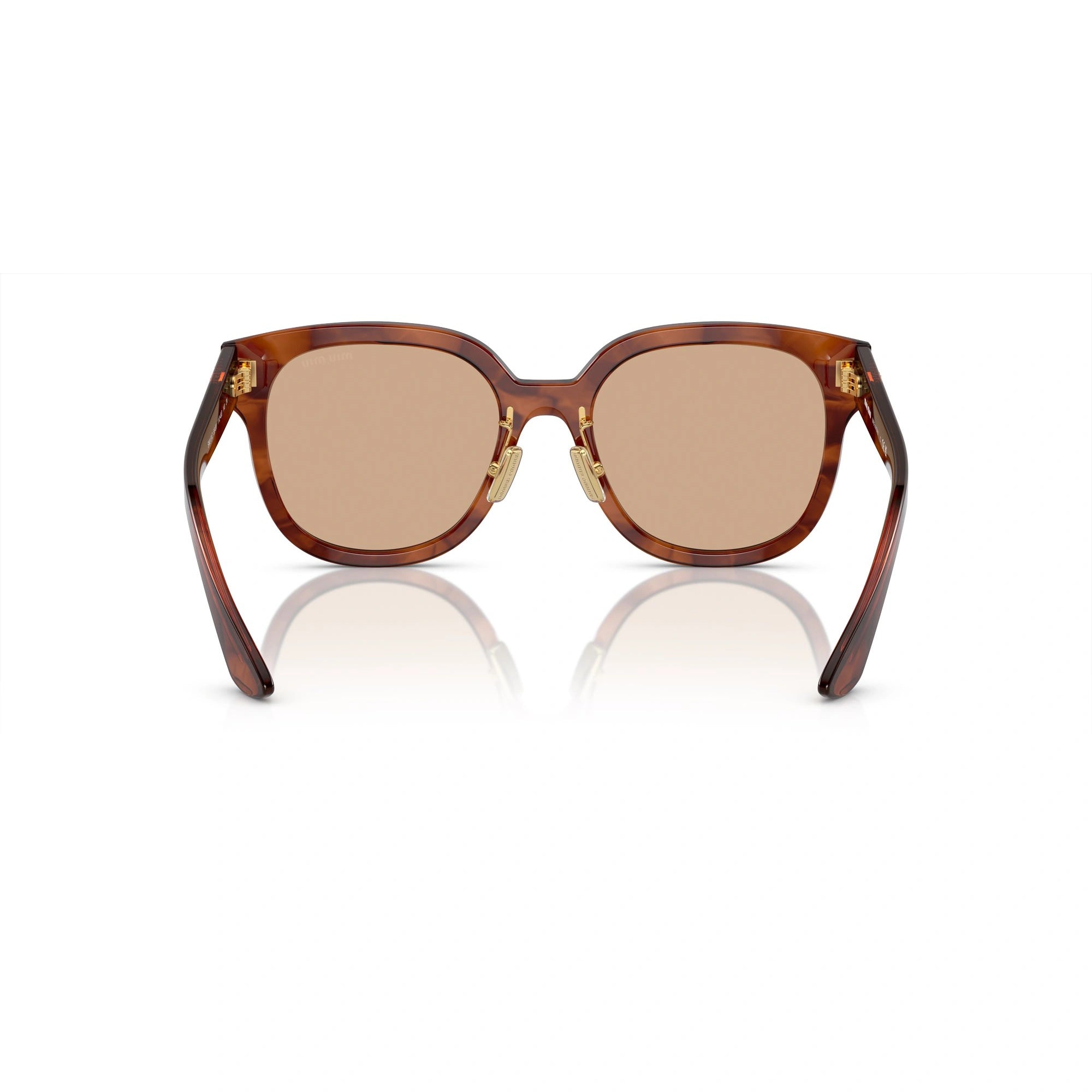 MIU MIU MU 01ZS - TABACCO STRIATO | OCCHIALE DA SOLE DONNA - 11Q40D CALIBRO 55