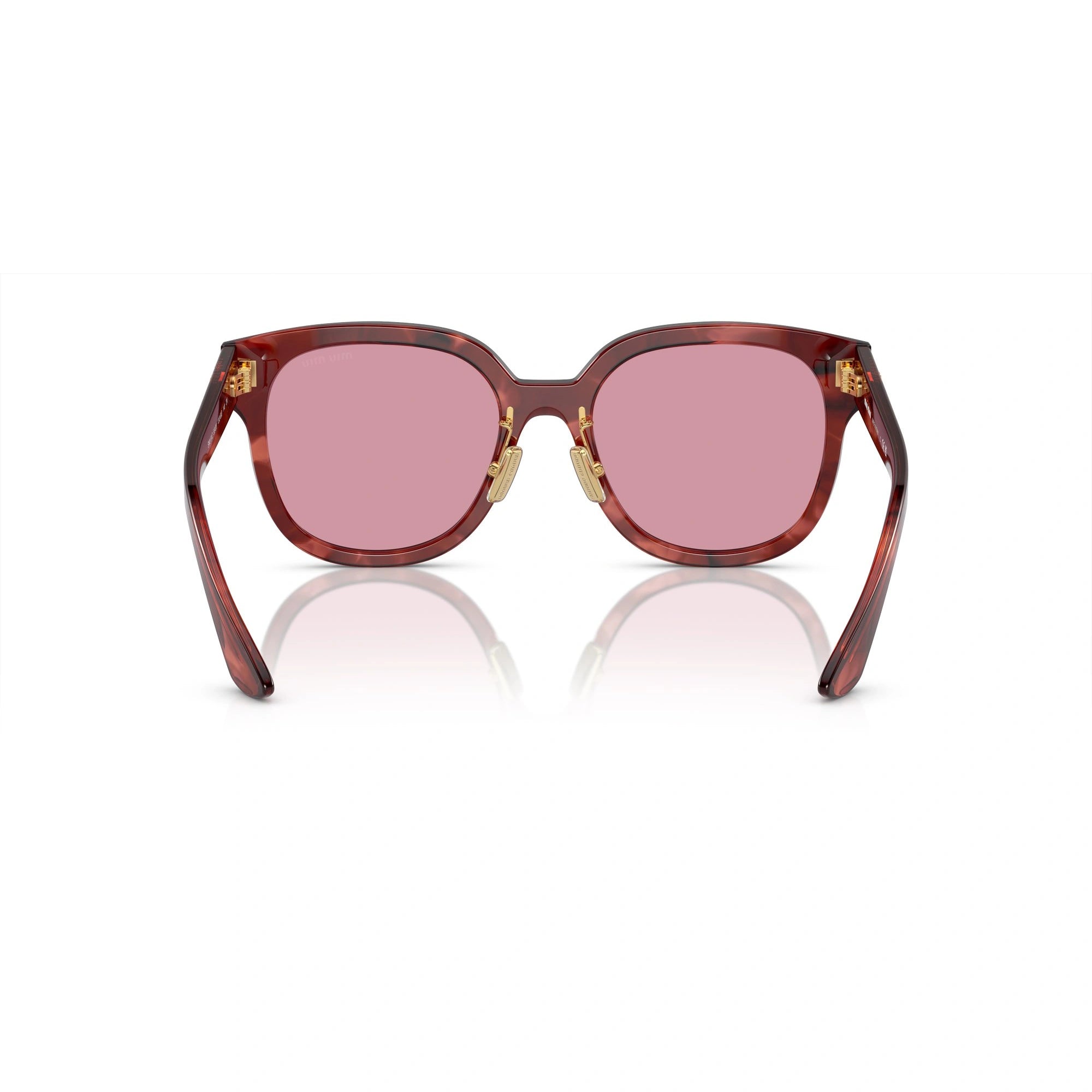 MIU MIU MU 01ZS - GRANATO STRIATO | OCCHIALE DA SOLE DONNA - 12Q50D CALIBRO 55