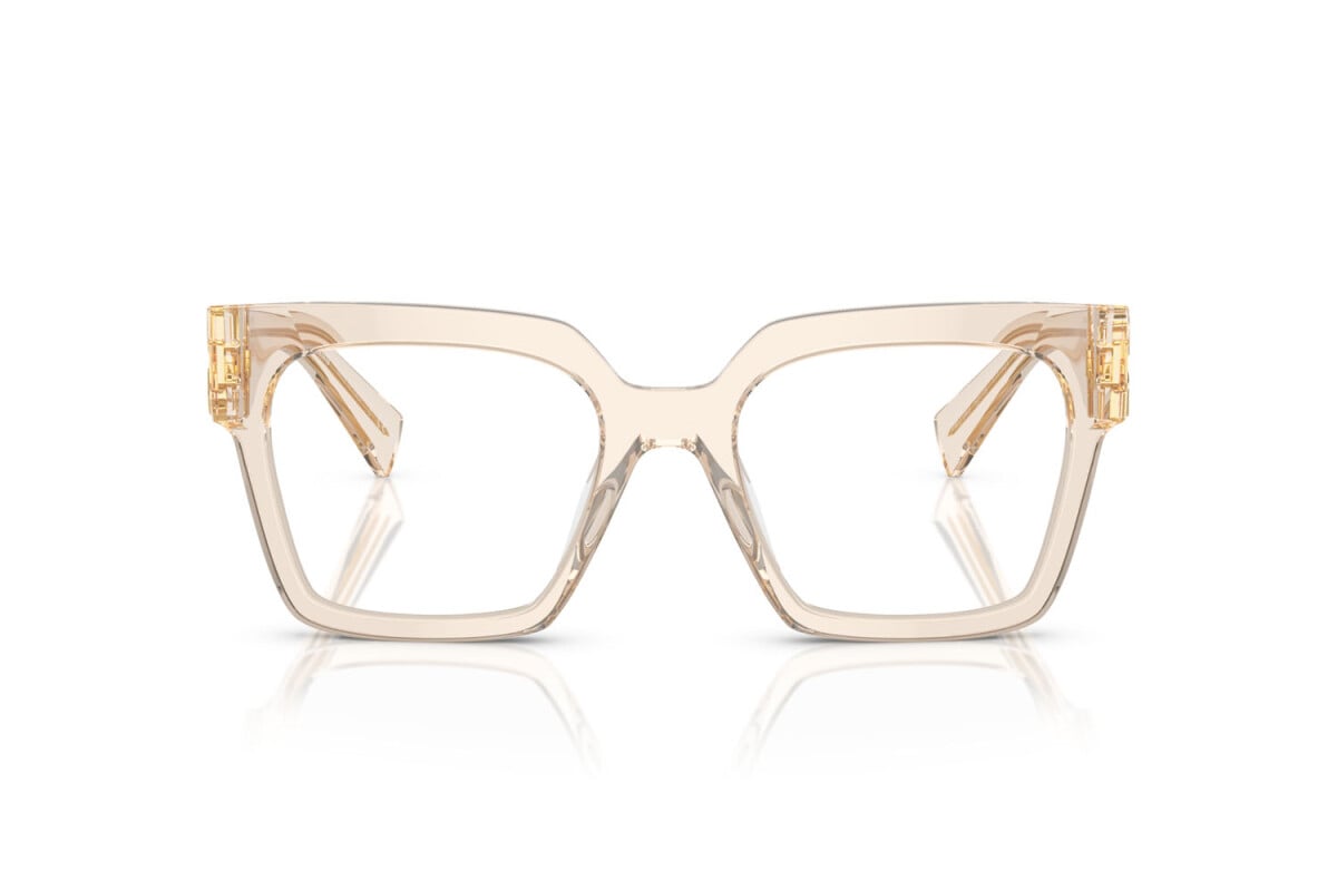 MIU MIU - 11T1O1 SAND TRANSPARENT | OCCHIALE DA VISTA DONNA - MU 04UV CALIBRO 52