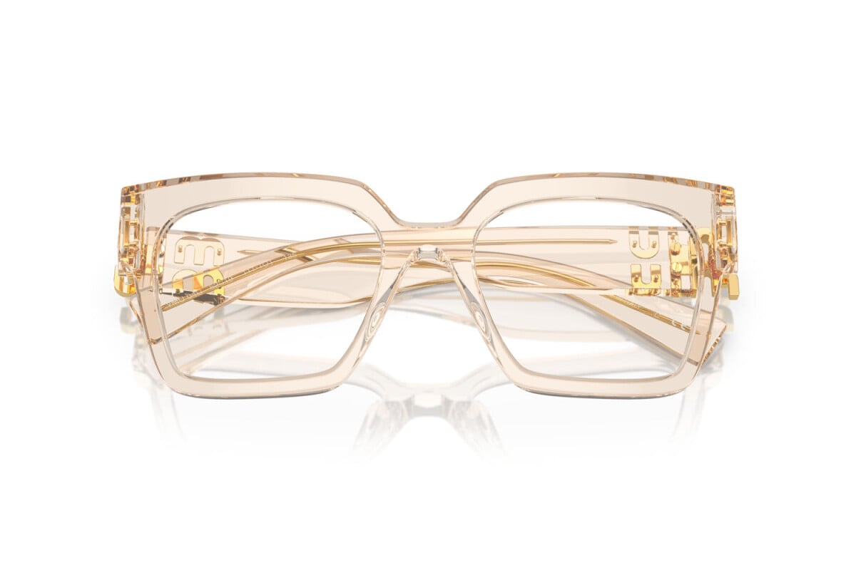 MIU MIU - 11T1O1 SAND TRANSPARENT | OCCHIALE DA VISTA DONNA - MU 04UV CALIBRO 52