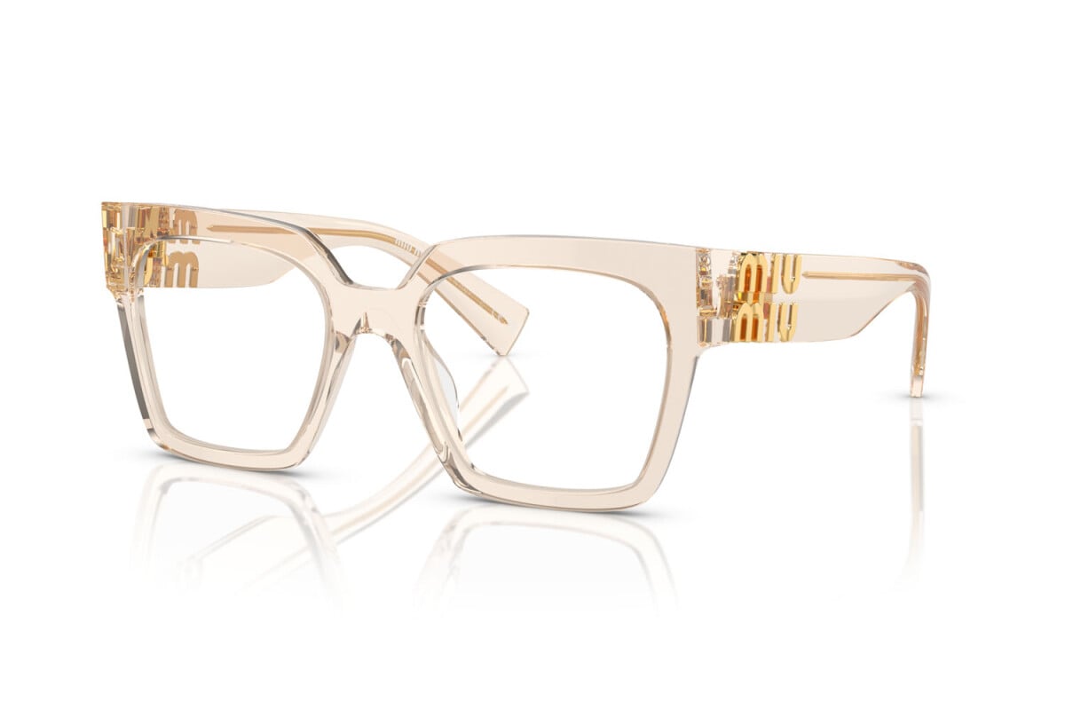MIU MIU - 11T1O1 SAND TRANSPARENT | OCCHIALE DA VISTA DONNA - MU 04UV CALIBRO 52
