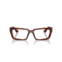 MIU MIU MU 04XV - 11Q1O1 TABACCO STRIATO | OCCHIALE DA VISTA DONNA CALIBRO 52