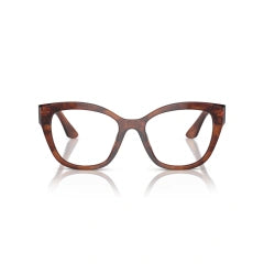MIU MIU MU 05XV - 11Q1O1 STRIPED TOBACCO | WOMEN'S EYEGLASSES, CALIBER 52 