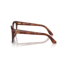 MIU MIU MU 05XV - 11Q1O1 STRIPED TOBACCO | WOMEN'S EYEGLASSES, CALIBER 52 