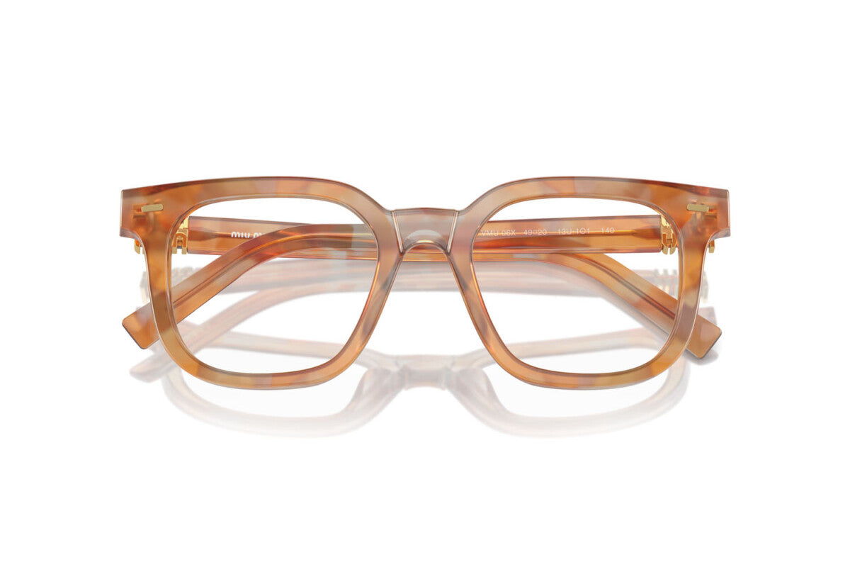 MIU MIU - 13U1O1 HAVANA CREAM | OCCHIALE DA VISTA DONNA - MU 06XV CALIBRO 47