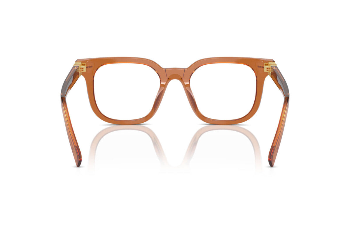 MIU MIU - 15T1O1 CARAMEL TRASPARENT | OCCHIALE DA VISTA DONNA - MU 06XV CALIBRO 49