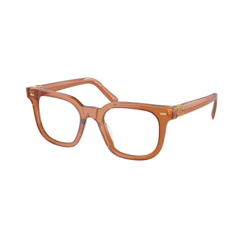 MIU MIU MU 06XV - CARAMEL TRASPARENT | OCCHIALE DA VISTA DONNA - 15T1O1 CALIBRO 47