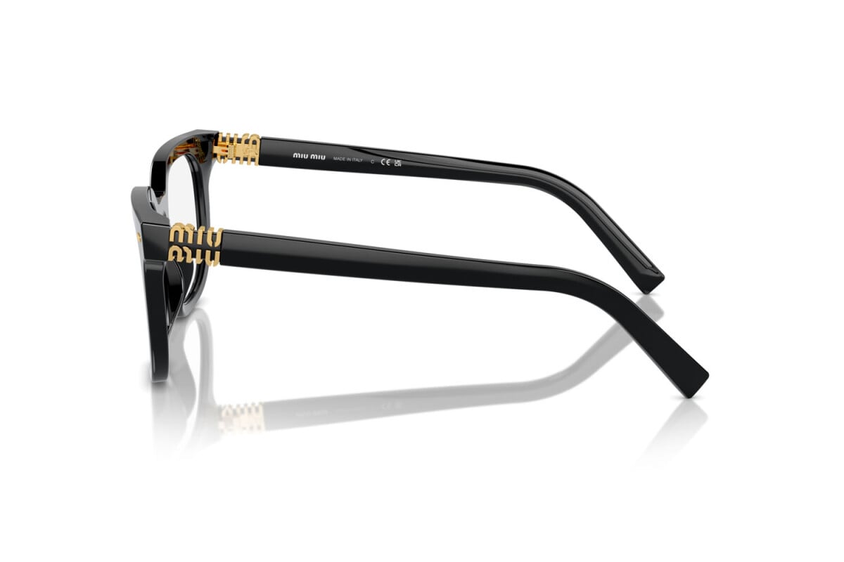 MIU MIU - 16K1O1 BLACK | OCCHIALE DA VISTA DONNA - MU 06XV CALIBRO 49