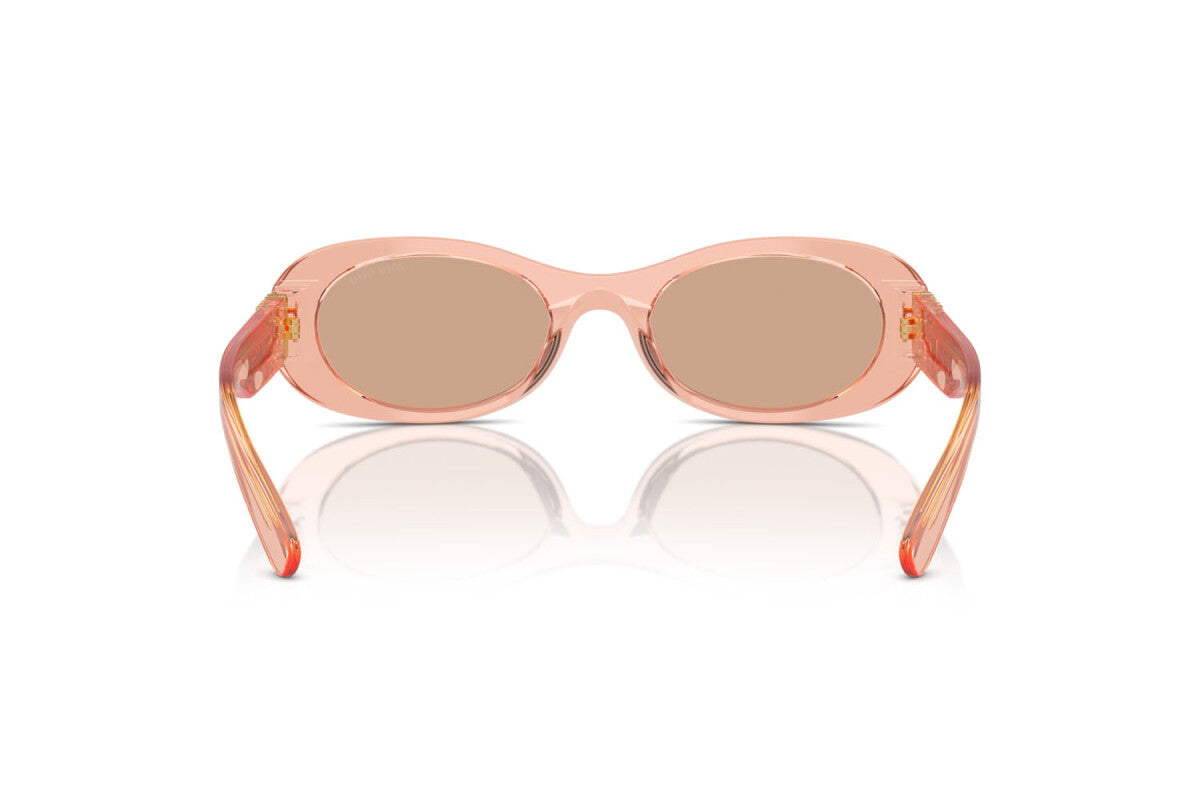 MIU MIU - 13T1P1 NOISETTE TRANSPARENT | OCCHIALE DA SOLE DONNA - MU 06ZS CALIBRO 50