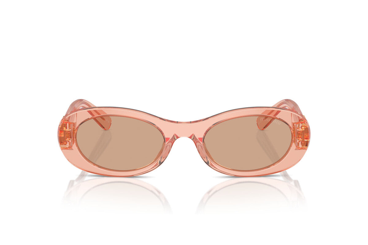 MIU MIU - 13T1P1 NOISETTE TRANSPARENT | OCCHIALE DA SOLE DONNA - MU 06ZS CALIBRO 50