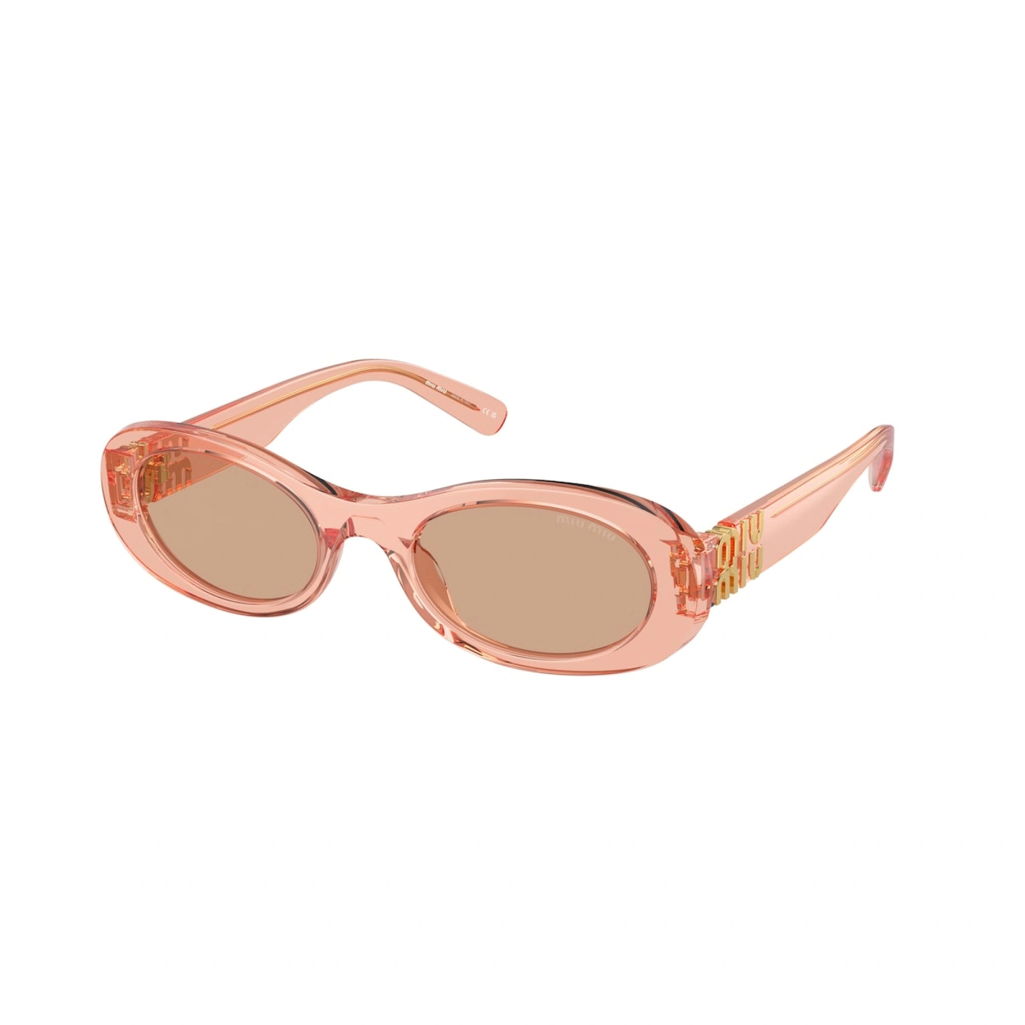 MIU MIU MU 06ZS - NOISETTE TRANSPARENT | OCCHIALE DA SOLE DONNA - 13T1P1 CALIBRO 50